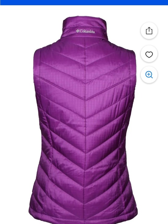 Columbia Jackets & Blazers - Columbia Purple Quilted Puffer Vest